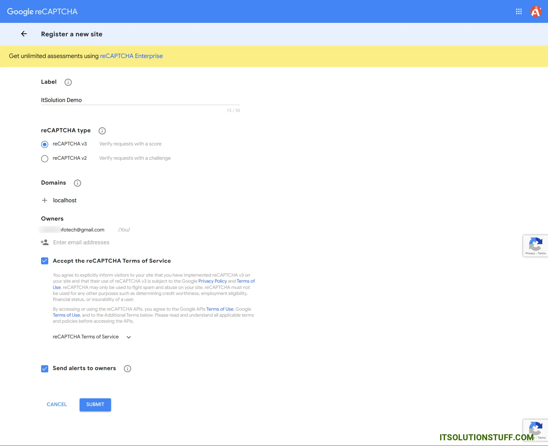 Laravel 10 Google Recaptcha V3 Example Tutorial – Danatec